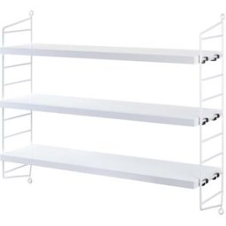 Etagères en bois blanc String Pocket - String furniture