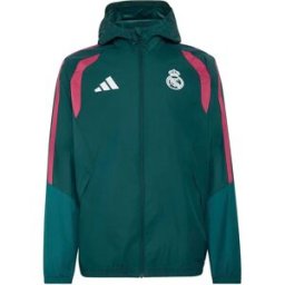 Adidas Veste Real Madrid 26/27 Tiro26 Competition All Weather Aurora Ivy / Wild Pink XL Homme