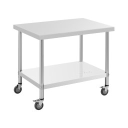 Table de travail en inox - PREMIUM - 70 x 100 cm - 155 kg - Royal Catering
