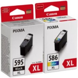 Canon PG-595XL / CL-586XL photo value pack - Noir + 3 couleurs - Cartouche d'encre - Grande capacité - Multipack Noir + 3 couleurs