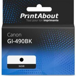 PrintAbout Cartouche compatible Canon GI-490BK - Noir Noir