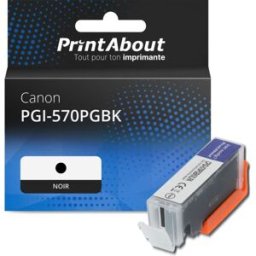 PrintAbout Cartouche compatible Canon PGI-570PGBK - Noir Noir