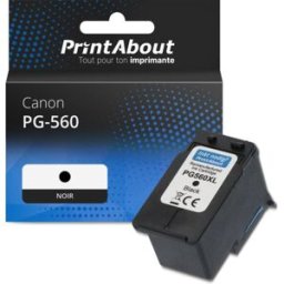 PrintAbout Cartouche compatible Canon PG-560 - Noir Noir