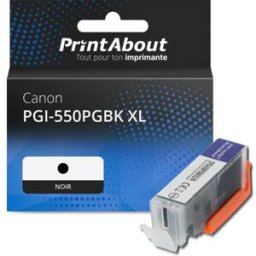 PrintAbout Cartouche compatible Canon PGI-550PGBK XL - Noir - Grande capacité Noir