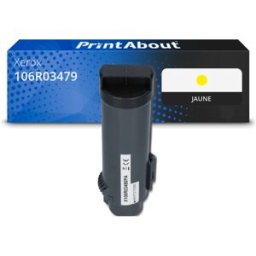 PrintAbout Toner compatible Xerox 106R03479 - Jaune Jaune