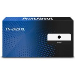PrintAbout Toner compatible Brother TN-2420 XL - Noir - Très grande capacité Noir