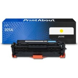 PrintAbout Toner compatible HP 305A (CE412A) - Jaune Jaune
