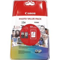 Canon PG-540L / CL-541XL photo value pack - Noir + 3 couleurs - Cartouche d'encre - Multipack Noir + 3 couleurs
