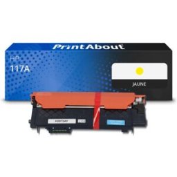 PrintAbout Toner compatible HP 117A (W2072A) - Jaune Jaune