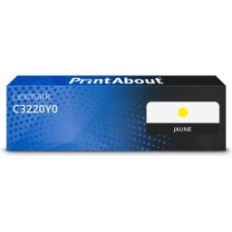 PrintAbout Toner compatible Lexmark C3220Y0 - Jaune Jaune