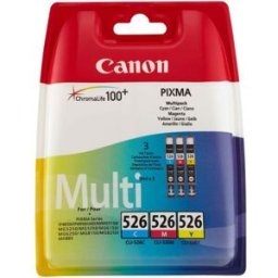Canon CLI-526C/M/Y - 3-couleurs - Cartouche d'encre - Multipack 3-couleurs