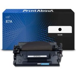 PrintAbout Toner compatible HP 87A (CF287A) - Noir Noir