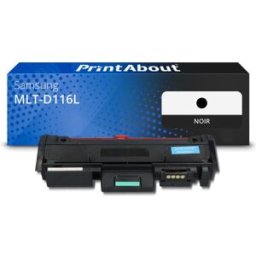 PrintAbout Toner compatible Samsung MLT-D116L (SU828A) - Noir - Grande capacité Noir