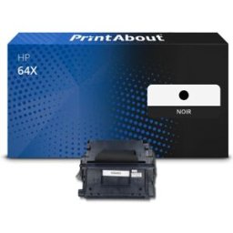 PrintAbout Toner compatible HP 64X (CC364X) - Noir - Grande capacité Noir
