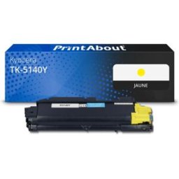 PrintAbout Toner compatible Kyocera TK-5140Y - Jaune Jaune