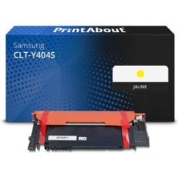 PrintAbout Toner compatible Samsung CLT-Y404S (SU444A) - Jaune Jaune