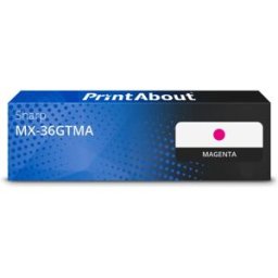 PrintAbout Toner compatible Sharp MX-36GTMA - Magenta - Très grande capacité Magenta