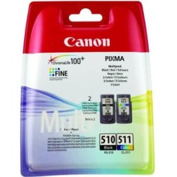 Canon PG-510 / CL-511 - Noir + 3 couleurs - Cartouche d'encre - Multipack Noir + 3 couleurs