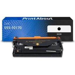 PrintAbout Toner compatible Dell 593-10170 (PF030) - Noir Noir
