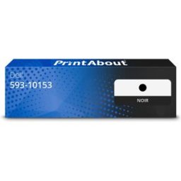 PrintAbout Toner compatible Dell 593-10153 (RF223) - Noir Noir