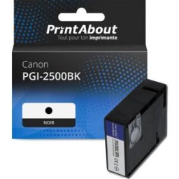 PrintAbout Cartouche compatible Canon PGI-2500BK - Noir Noir