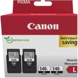 Canon PG-540L + PG-540L - Noir - Cartouche d'encre - Multipack Noir