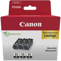 Canon PGI-35 triple pack - Noir - Cartouche d'encre - Multipack Noir