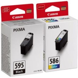 Canon PG-595 / CL-586 photo value pack - Noir + 3 couleurs - Cartouche d'encre - Multipack Noir + 3 couleurs
