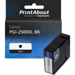 PrintAbout Cartouche compatible Canon PGI-2500XL BK - Noir - Grande capacité Noir
