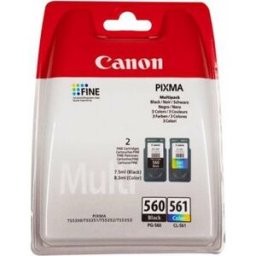 Canon PG-560 / CL-561 - Noir + 3 couleurs - Cartouche d'encre - Multipack Noir + 3 couleurs