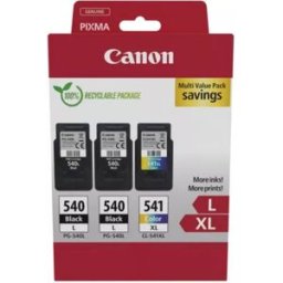 Canon PG-540L + PG540L + CL 541XL multipack - Noir + 3 couleurs - Cartouche d'encre - Multipack Noir + 3 couleurs