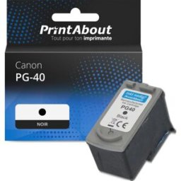 PrintAbout Cartouche compatible Canon PG-40 - Noir Noir