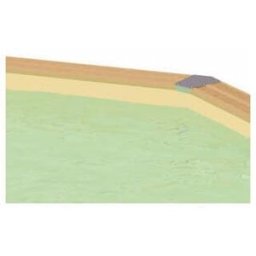 Liner piscine Ubbink Bahia 400 x 670 cm x H.130 cm - Beige