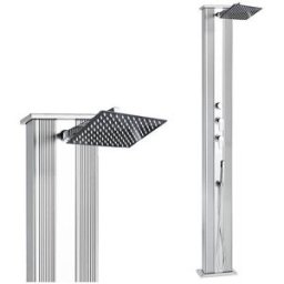 Douche solaire Formidra hybride Dada 40L en aluminium anodisé Inox