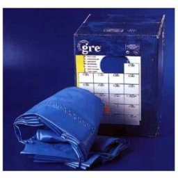 GRE Liner piscine Gré en huit 710 x 475 x H.120 - Rail d'accroche - Bleu