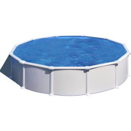 Piscine Gre acier ronde Atlantis - Ø 570 x H 132 cm (Filtre à sable)