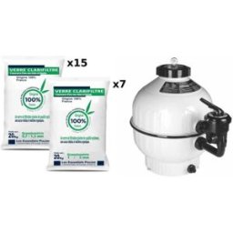 Astral Pack Cantabric Side 30m3/h 900mm + Verre filtrant