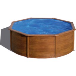 Piscine Gre acier ronde Sicilia Ø 320 x H 122 cm (Filtre à cartouche)
