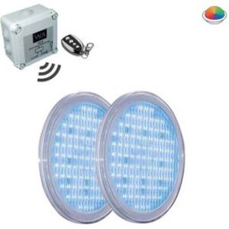Wa Conception Pack 2 ampoules LED 252 RVB avec télécommande