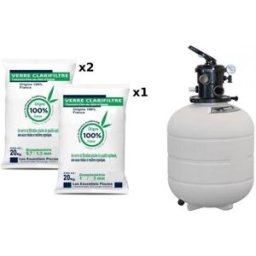 Astral Pack Millenium Top 7m3/h 430mm + Verre filtrant