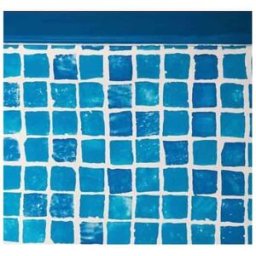 GRE Liner piscine Gré ronde Ø350 x H.132 cm - Mosaïque