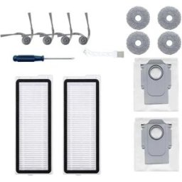 INF Kit d'accessoires pour aspirateur robot compatible avec Roborock P20 Pro - brosses latérales, filtres, sacs, chiffons et