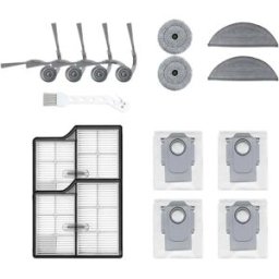 INF Kit accessoires pour aspirateur robot compatible avec Saros 10, S9 MaxV Ultra et G30 - Filtres, brosses latérales, sacs et
