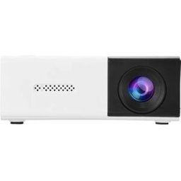 INF Mini projecteur 3D – home cinéma portable avec chipset Haiqi D3101, décodage 1080P, HDMIx1 et haut-parleur 3W intégré Noir blanc