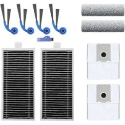 INF Kit d'accessoires de remplacement pour aspirateur robot compatible avec Ecovacs Deebot T80/T80 OMNI - brosses, filtres et