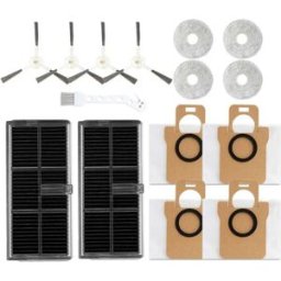 INF Kit d'accessoires consommables pour aspirateur robot compatible avec Xiaomi Mijia M30S - Filtres HEPA, Sacs, Brosses