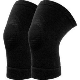 INF Manchons courts pour genou (une paire) – Nylon respirant, maintien élastique pour course, cyclisme et fitness XL