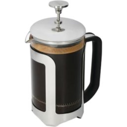 LA CAFETIERE Cafetière French Press La Cafetière Ergonomic Handle Fine Mesh Filter Argent Café 6 Tasses