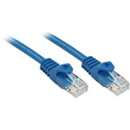 LINDY 48175 RJ45 Câble réseau, câble patch CAT 6 U/UTP 5.00 m bleu avec manchon de protection contre les pliages 1 pc(s)