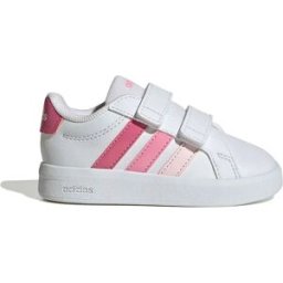Adidas Baskets Pour Bébé Grand Court 3.0 Ftwr White / Pink Fusion / Bliss Pink EU 24 Garçon,Fille